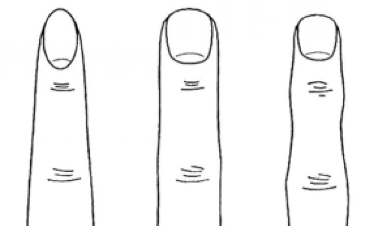 Значение размера пальцев